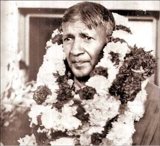 Portrait de S. J. V. Chelvanayakam, leader du Parti fédéral tamoul (ITAK)