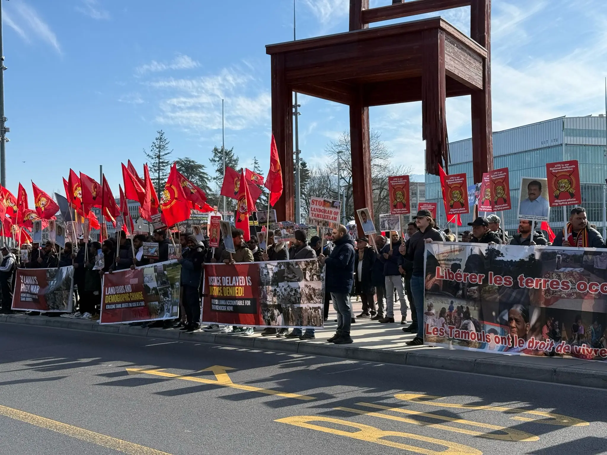 Rassemblement commémoratif de la diaspora tamoule en hommage aux victimes du génocide
